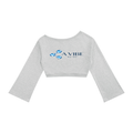 A Vibe™ Off-Shoulder Sweatshirt — Flower Gray