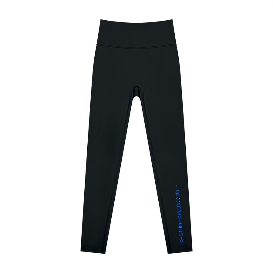 A Vibe™ Lycra High Waisted Yoga Leggings — Black