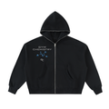 Gym Chemistry™ Molecular Signature Full-Zip Hoodie — Black | Gym Chemistry product photo