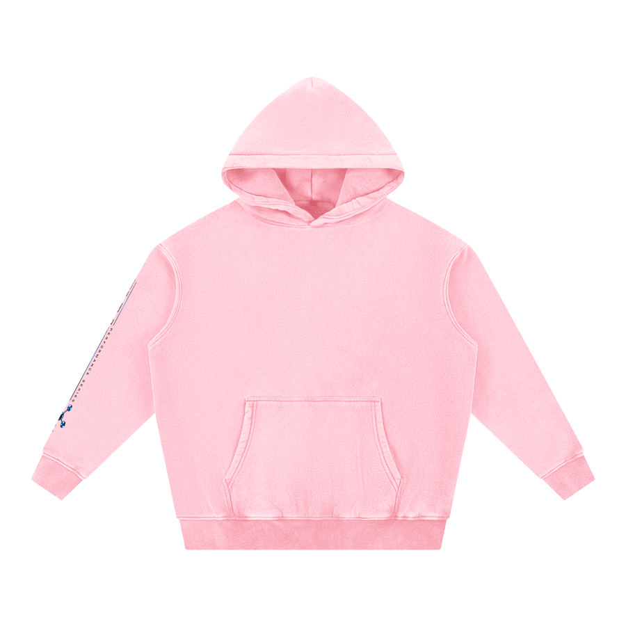 Gym Chemistry™ Your Favorite Peptide Person Snow-Wash Hoodie — Pink