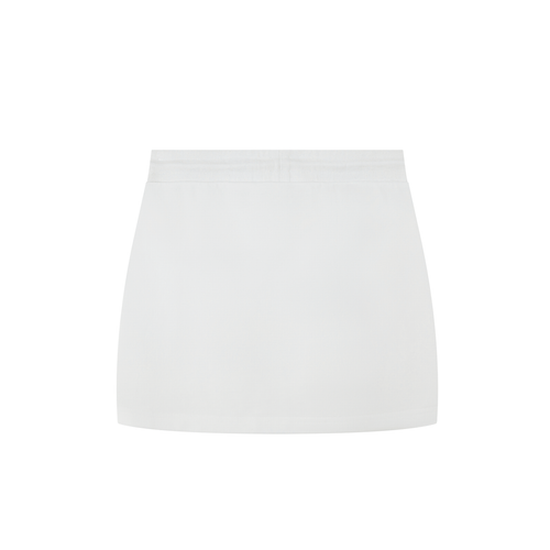 A Vibe™ Drawstring Skirt — White