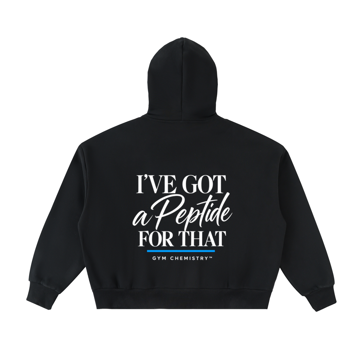 Gym Chemistry™ Molecular Signature Full-Zip Hoodie — Black