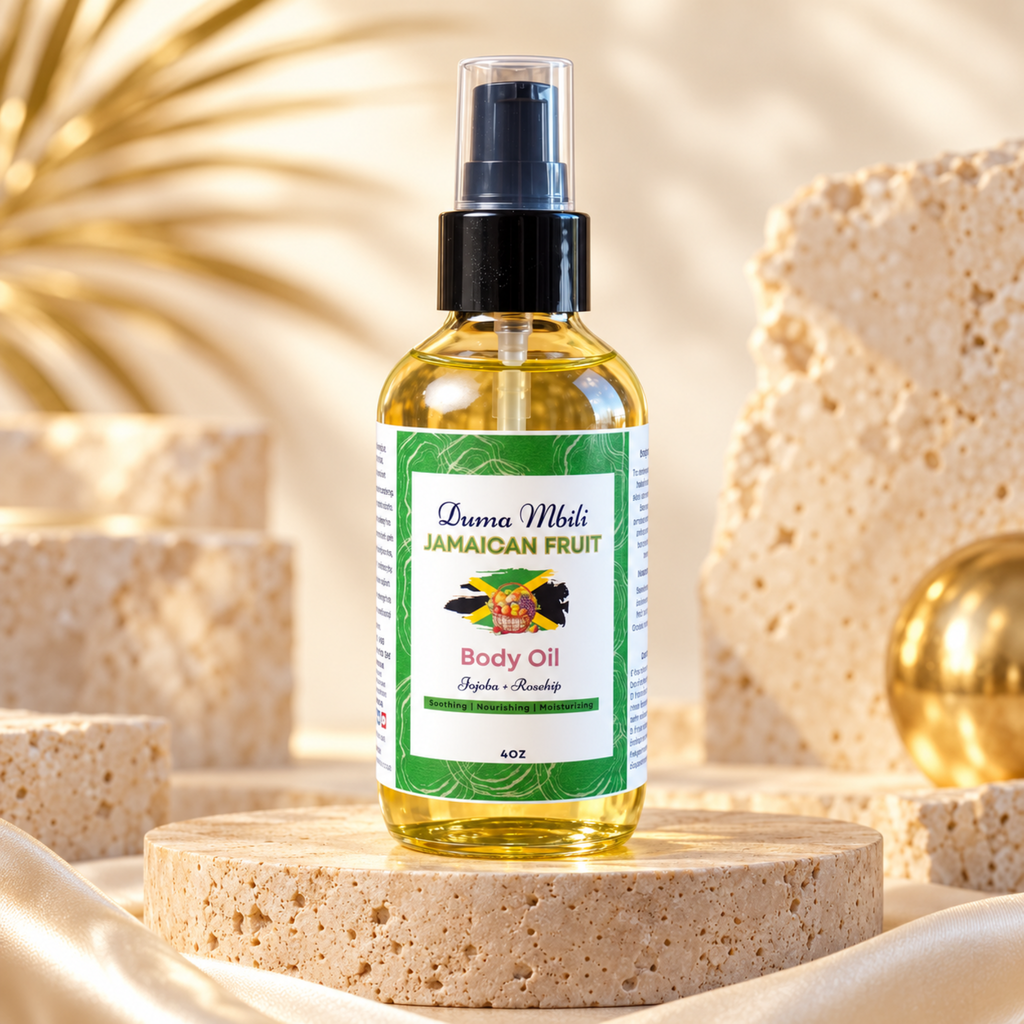 Product photo: Jamaican Fruit Body Oil | GC Retreat Edit