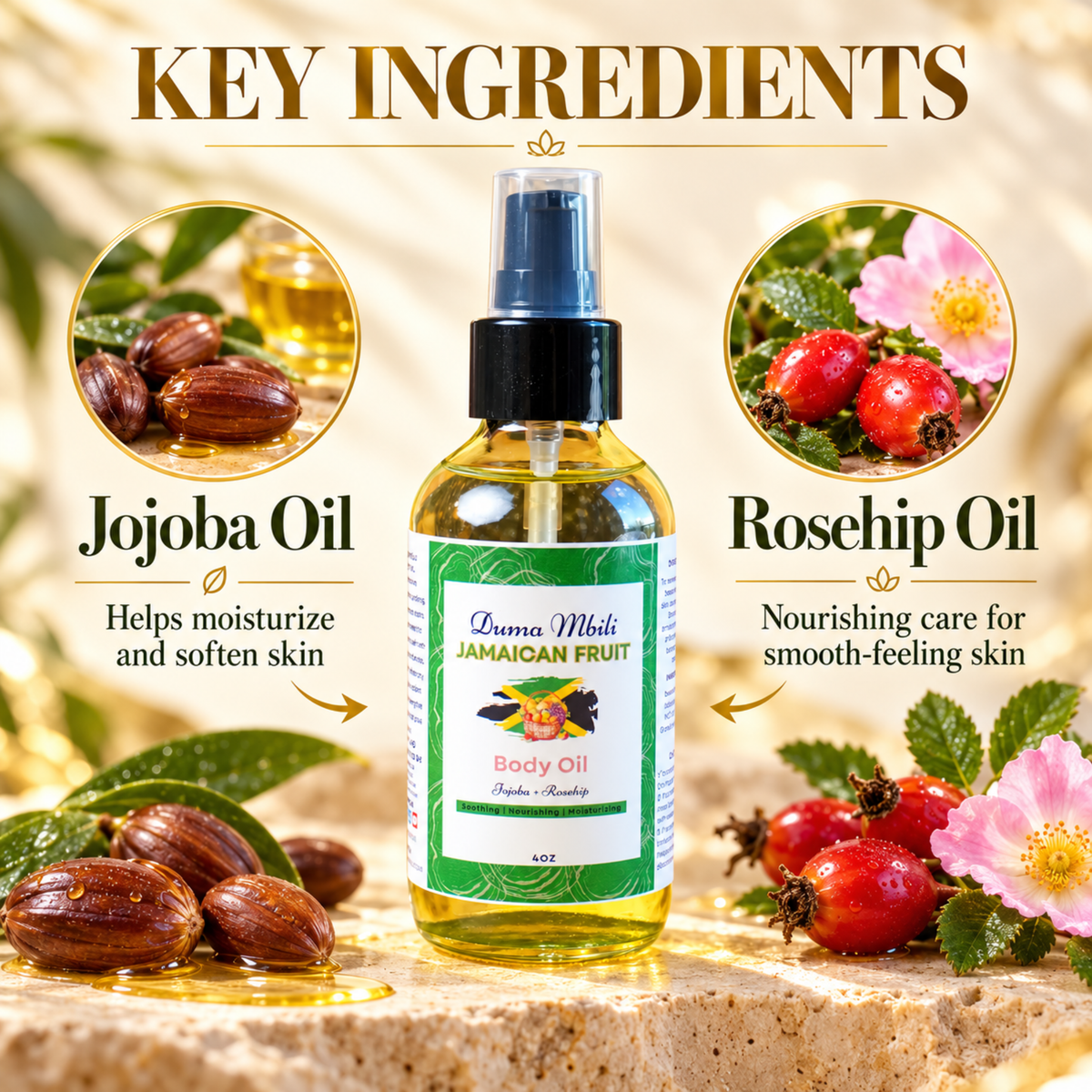 Jamaican Fruit Body Oil | GC Retreat Edit™