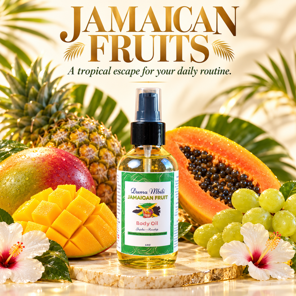 Jamaican Fruit Body Oil | GC Retreat Edit™