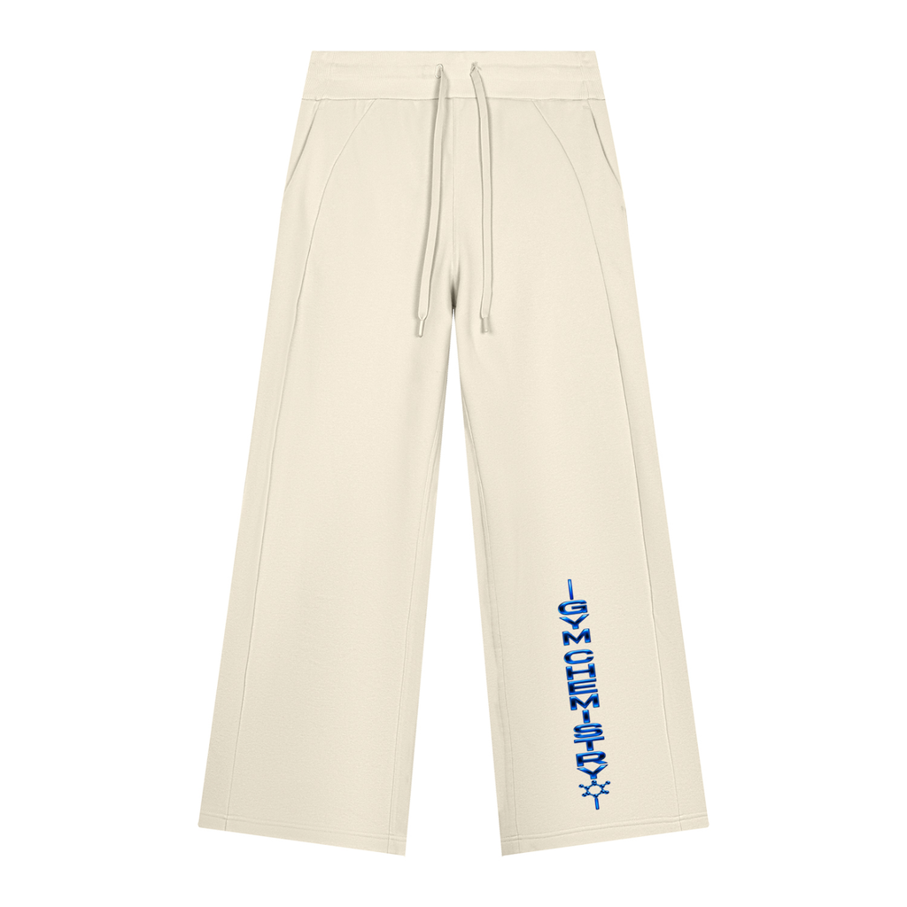 Women’s Wide Leg Fleece Sweatpants , Mild Apricot – Gym Chemistry apparel product photo