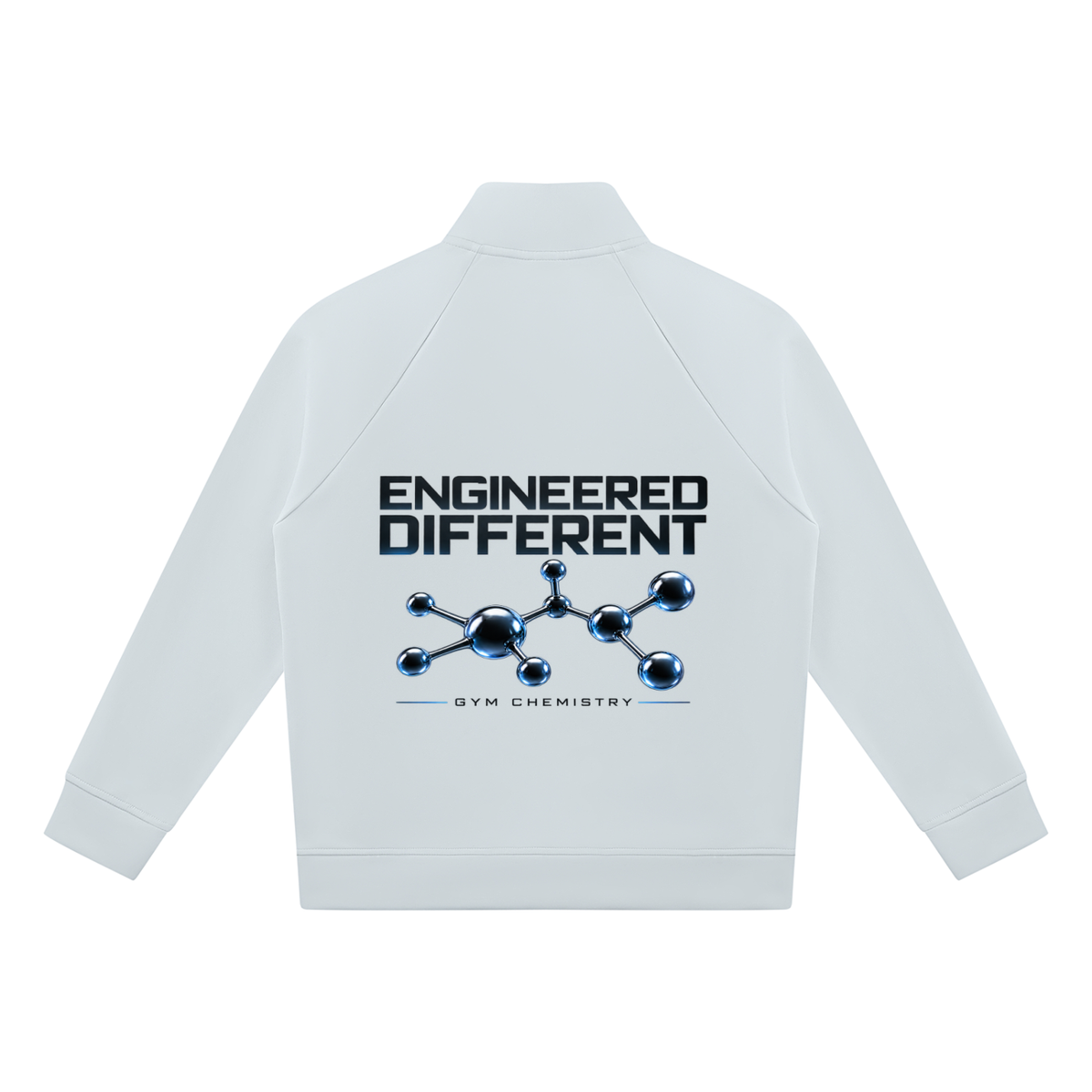 Gym Chemistry™ Stand-Collar Track Jacket — Light Blue
