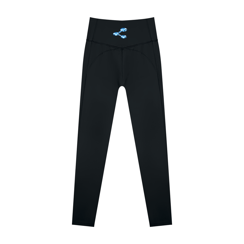 A Vibe™ Lycra High Waisted Yoga Leggings — Black