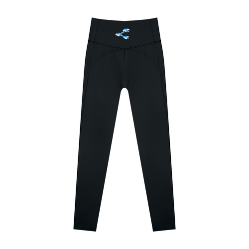 A Vibe™ Lycra High Waisted Yoga Leggings — Black
