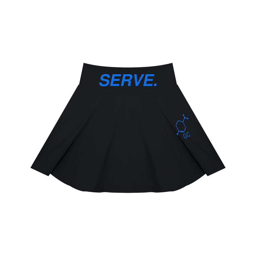 SERVE.™ | Match Point Pleated Skirt — Black