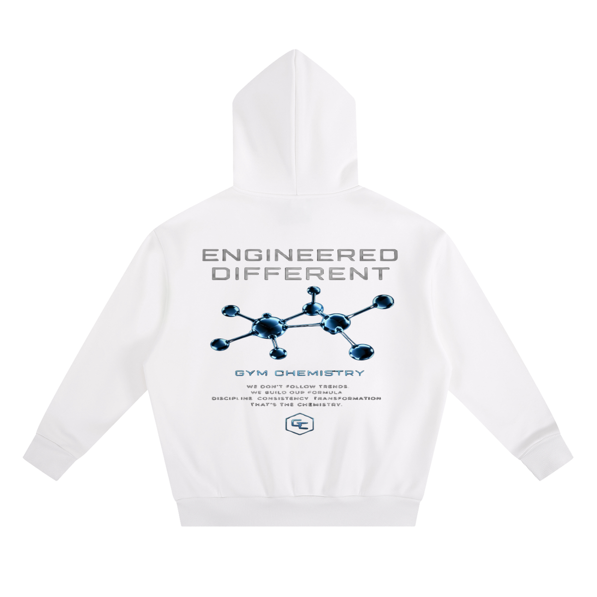 A Vibe™ Heavyweight Boxy Fleece Hoodie — White