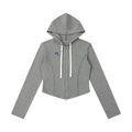 A Vibe™ cropped full-zip hoodie by Gym Chemistry™