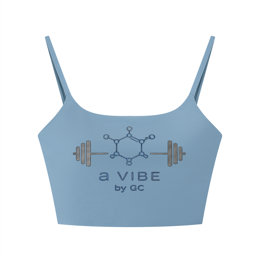 Gym Chemistry™ Core Formula Sports Bra — Gray Blue — primary product view
