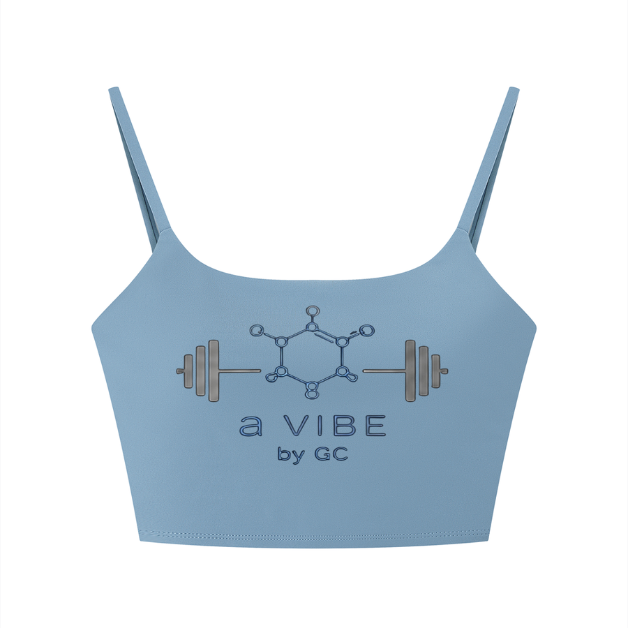 Gym Chemistry™ Core Formula Sports Bra — Gray Blue