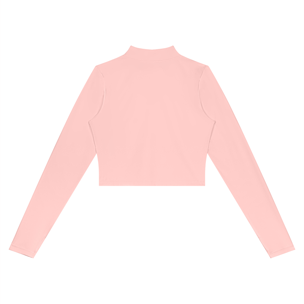 A Vibe™ Crop Yoga Sports Jacket — Pink