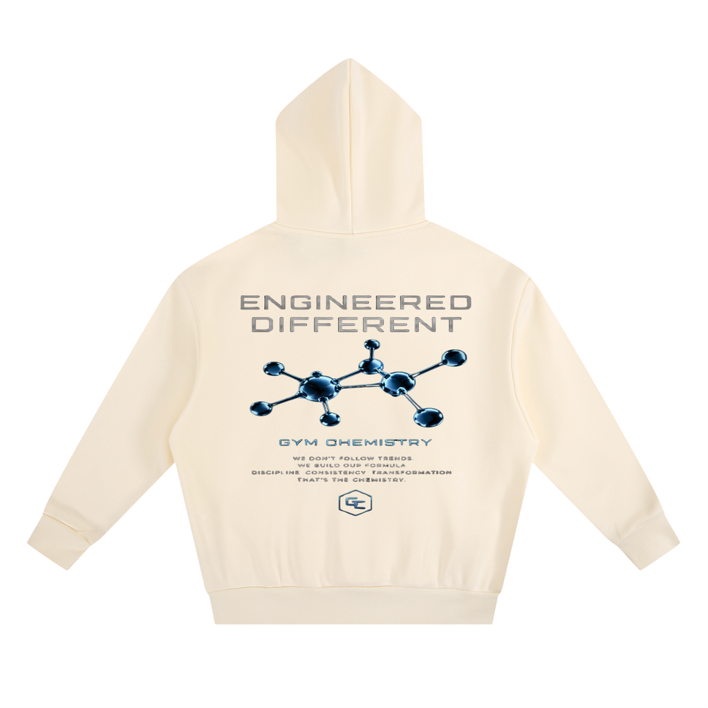 A Vibe™ Heavyweight Boxy Fleece Hoodie — Light Apricot