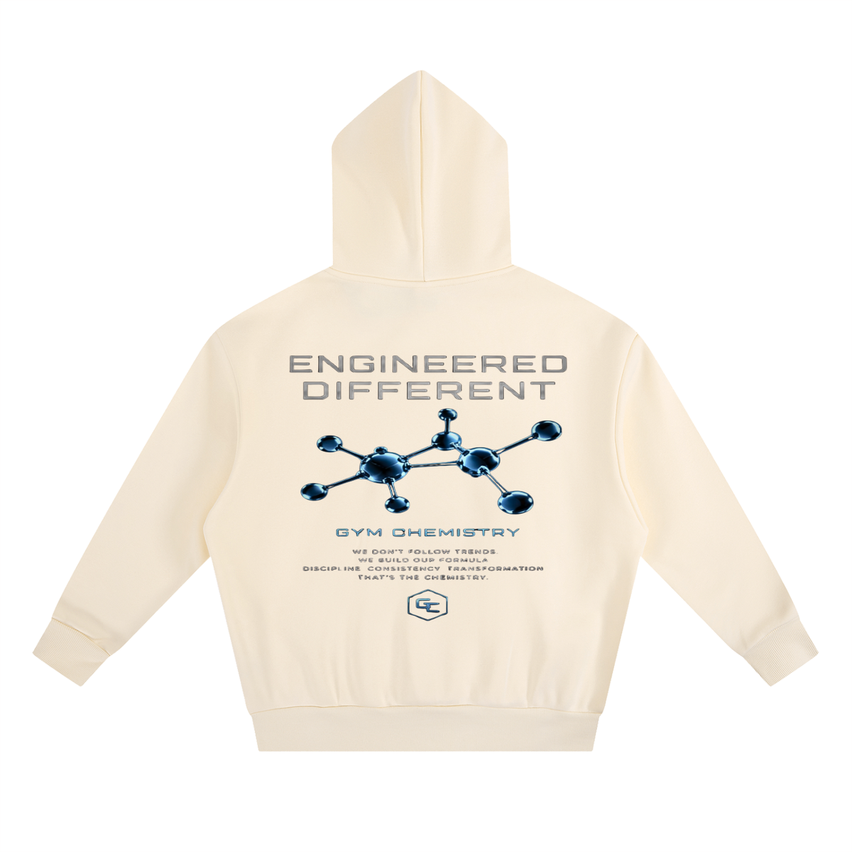 A Vibe™ Heavyweight Boxy Fleece Hoodie — Light Apricot