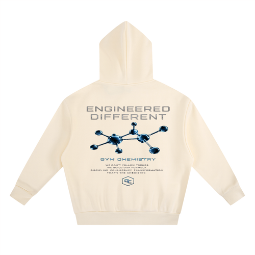 A Vibe™ Heavyweight Boxy Fleece Hoodie — Light Apricot