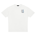 A Vibe™ Oversized Drop-Shoulder Tee — White | Gym Chemistry product photo