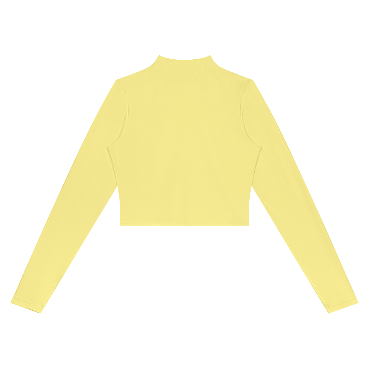A Vibe™ Crop Yoga Sports Jacket — Yellow