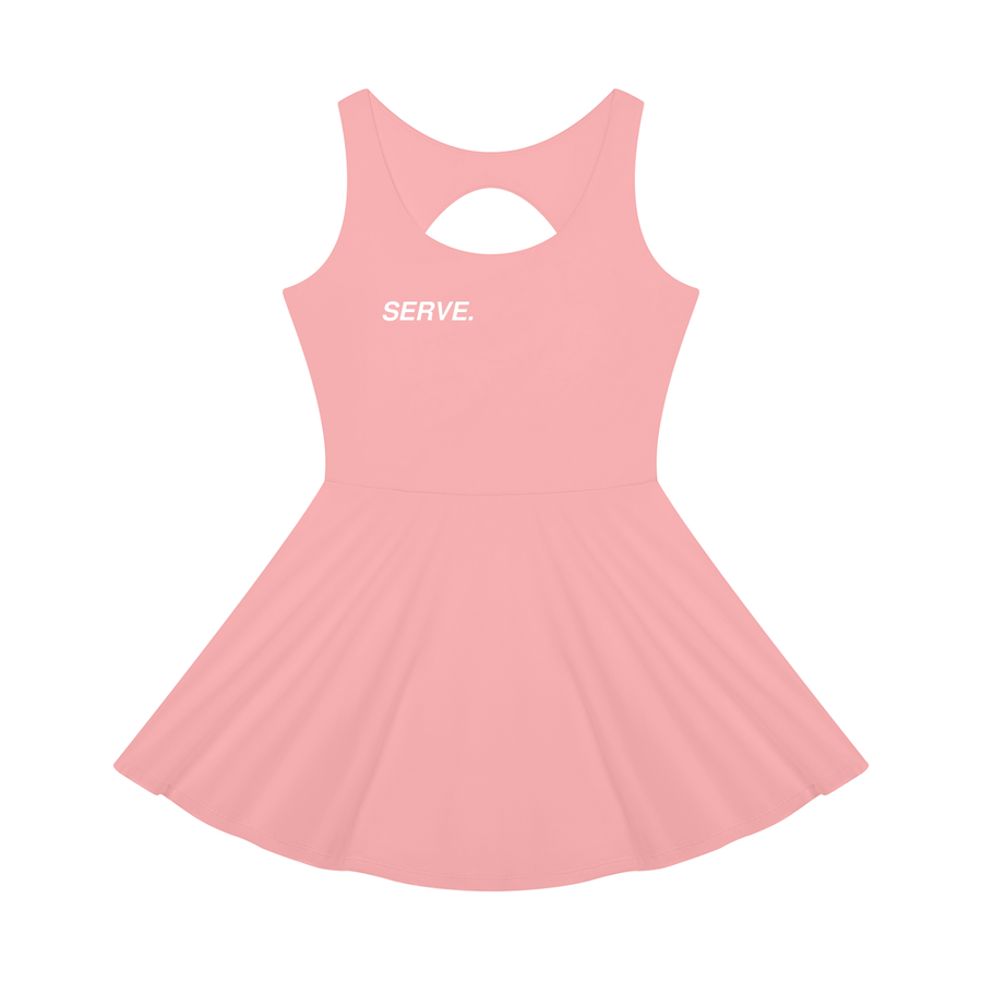 SERVE.™ | Open-Back Ace Dress — Pink