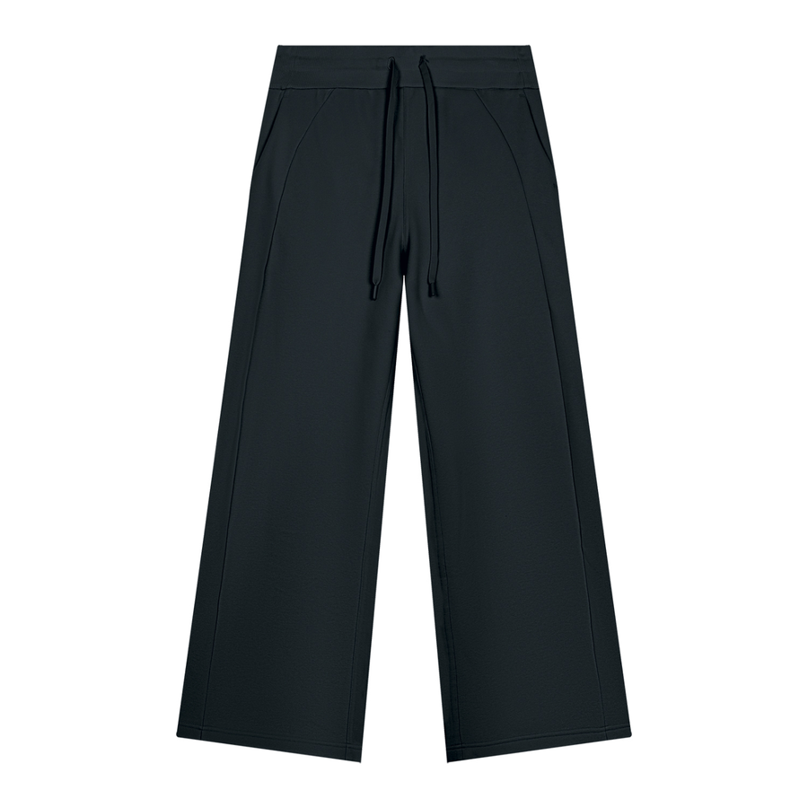 Everyday Flow™ Wide Leg Fleece Sweatpants — Black