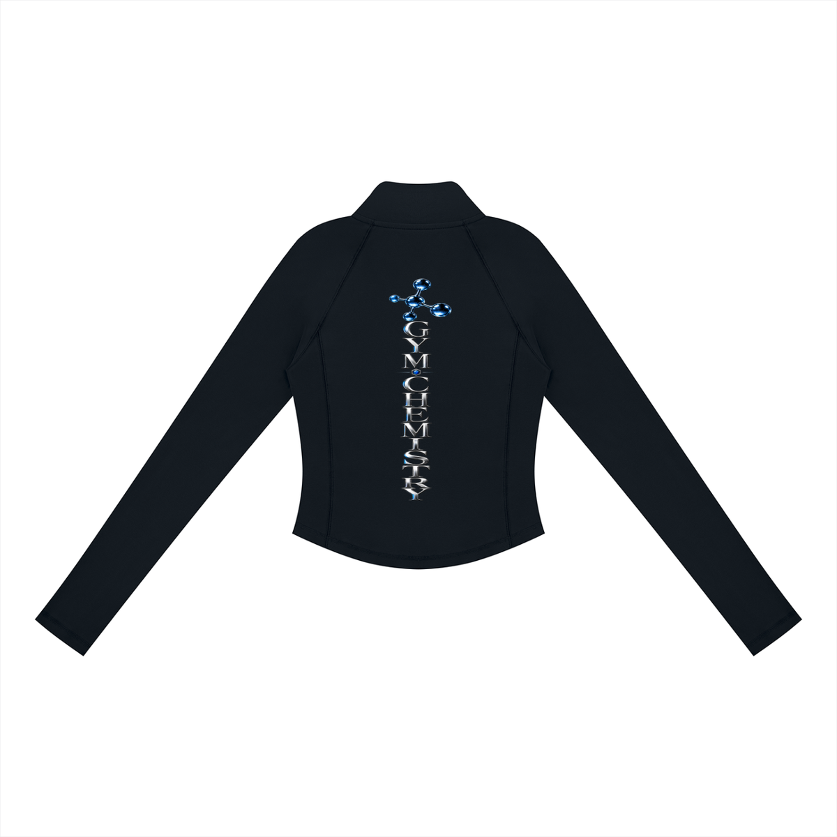 A Vibe™ Quarter-Zip Yoga Training Top — Black