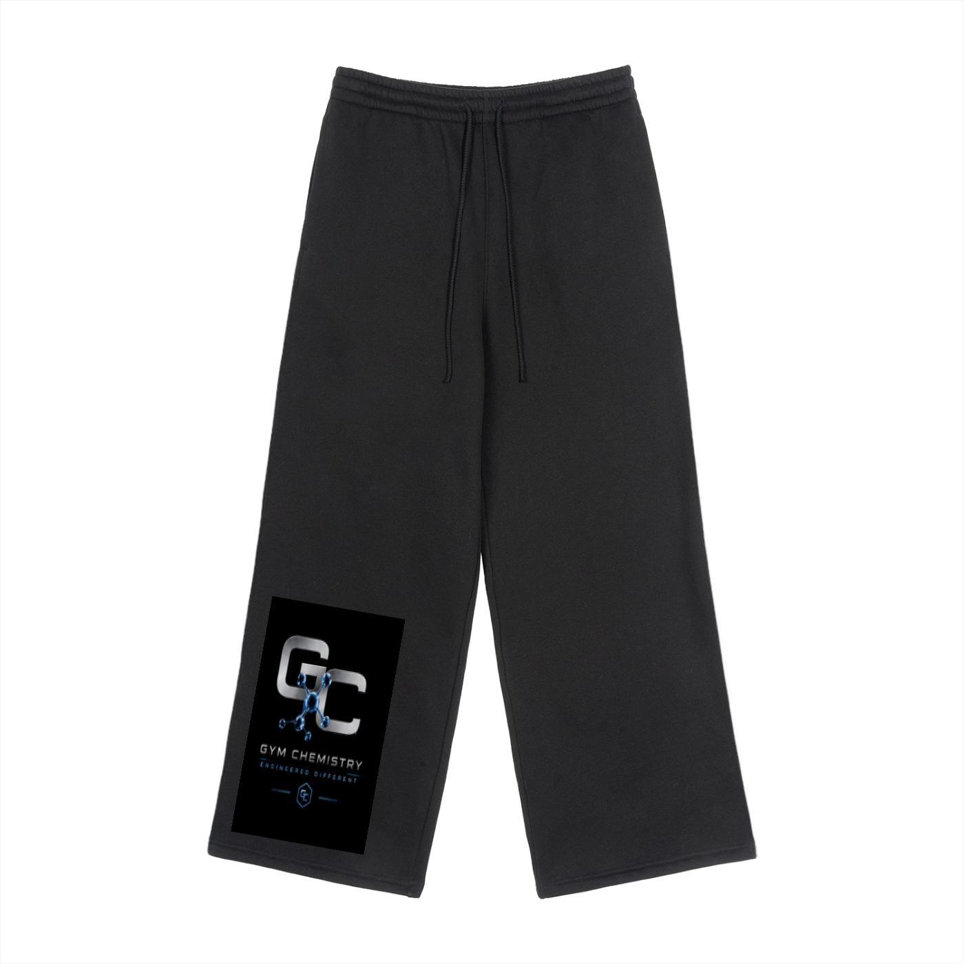 Fleece Drawstring Straight-Leg Sweatpants