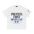A Vibe™ Science Statement Graphic Oversized Cotton Tee — White | Gym Chemistry product photo
