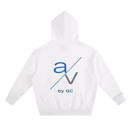 A Vibe™ Heavyweight Boxy Fleece Hoodie — White