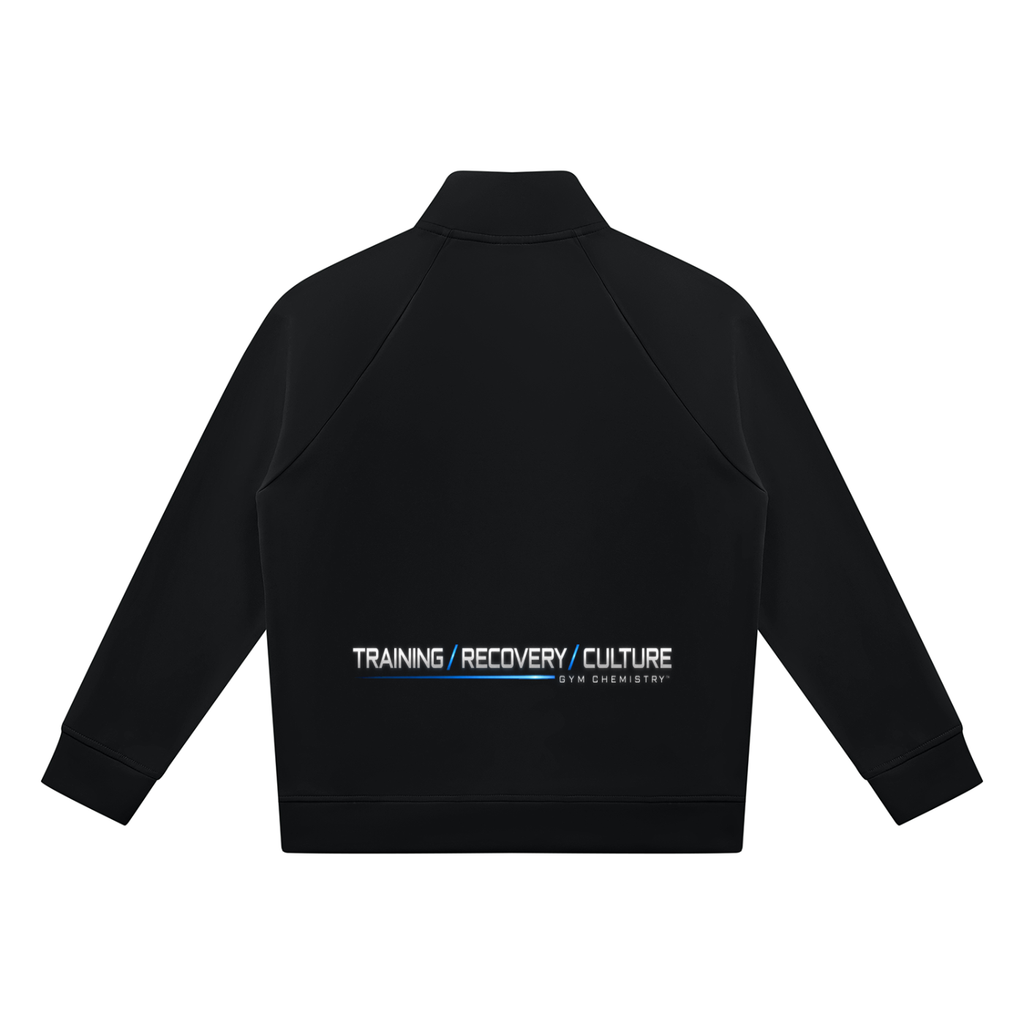 Gym Chemistry™ Stand-Collar Track Jacket — Black