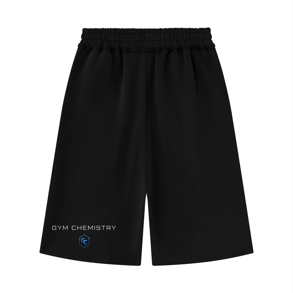 Unisex Raw Edge Fleece Shorts