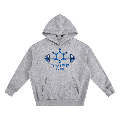 Essential Heavyweight Boxy Fleece Hoodie , Flower Gray – Gym Chemistry apparel product photo