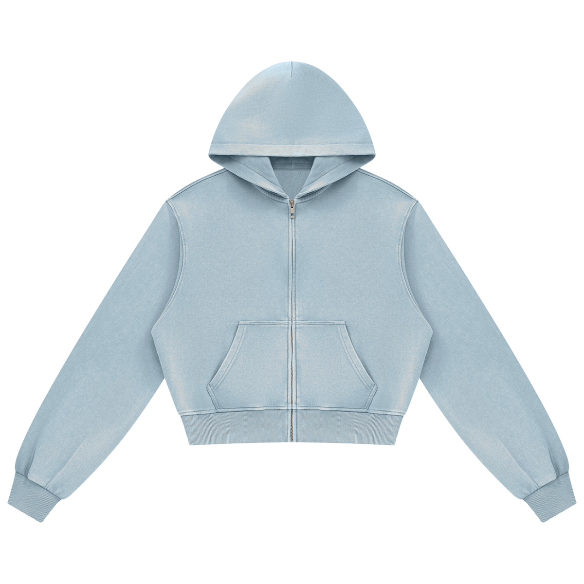 Women's Mineral Wash Full Zip Hoodie