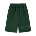 Unisex Raw Edge Fleece Shorts