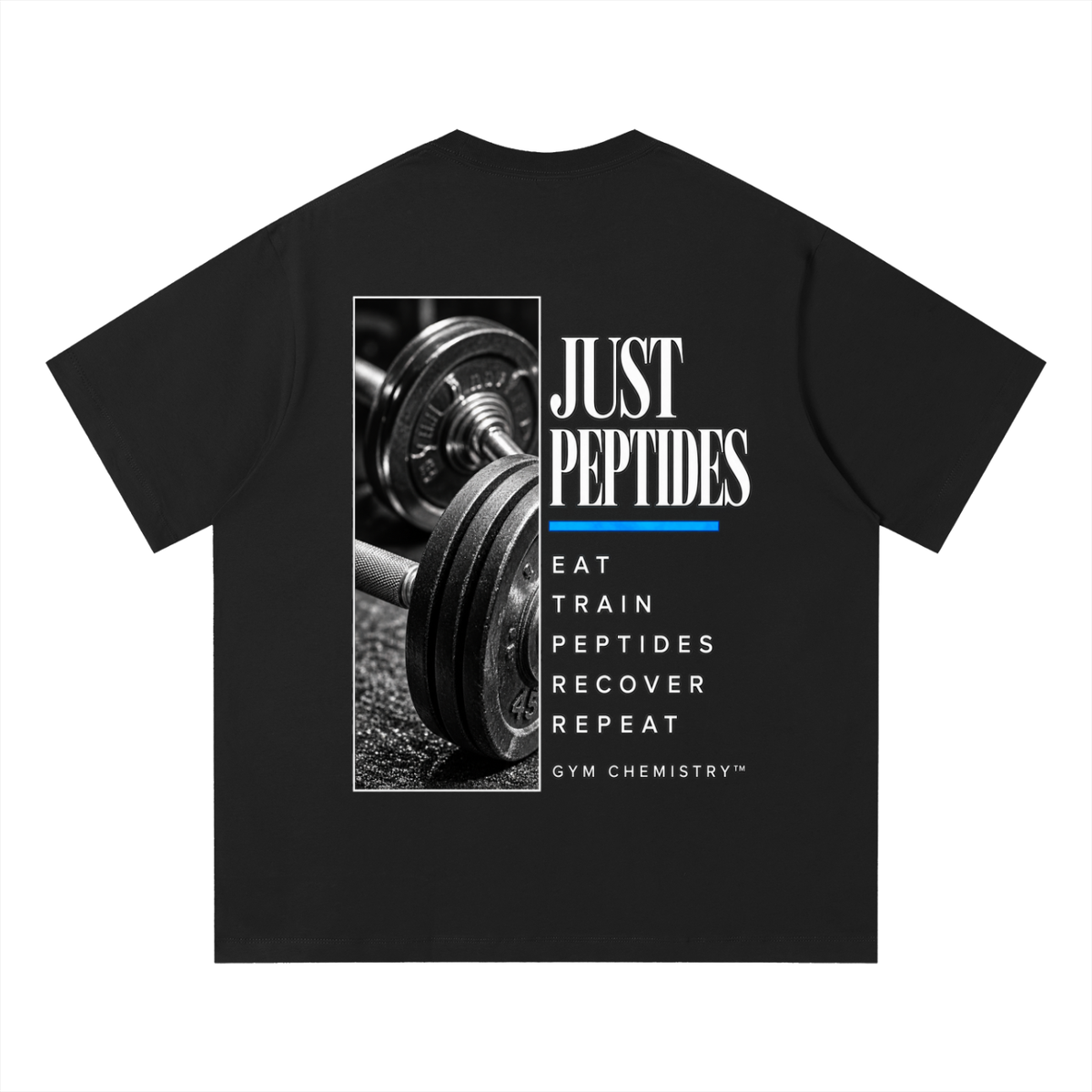 Gym Chemistry™ Quick-Dry Relaxed Training Tee — Black