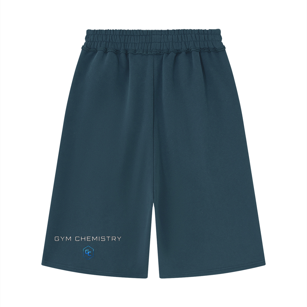 Unisex Raw Edge Fleece Shorts