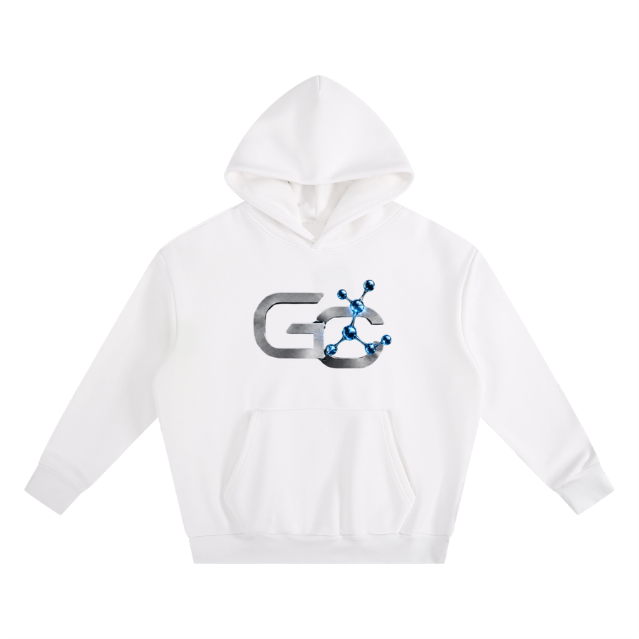 A Vibe™ Heavyweight Boxy Fleece Hoodie — White
