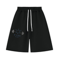 ENGINEERED DIFFERENT™ — Raw-Edge Training Shorts — Black | Gym Chemistry product photo
