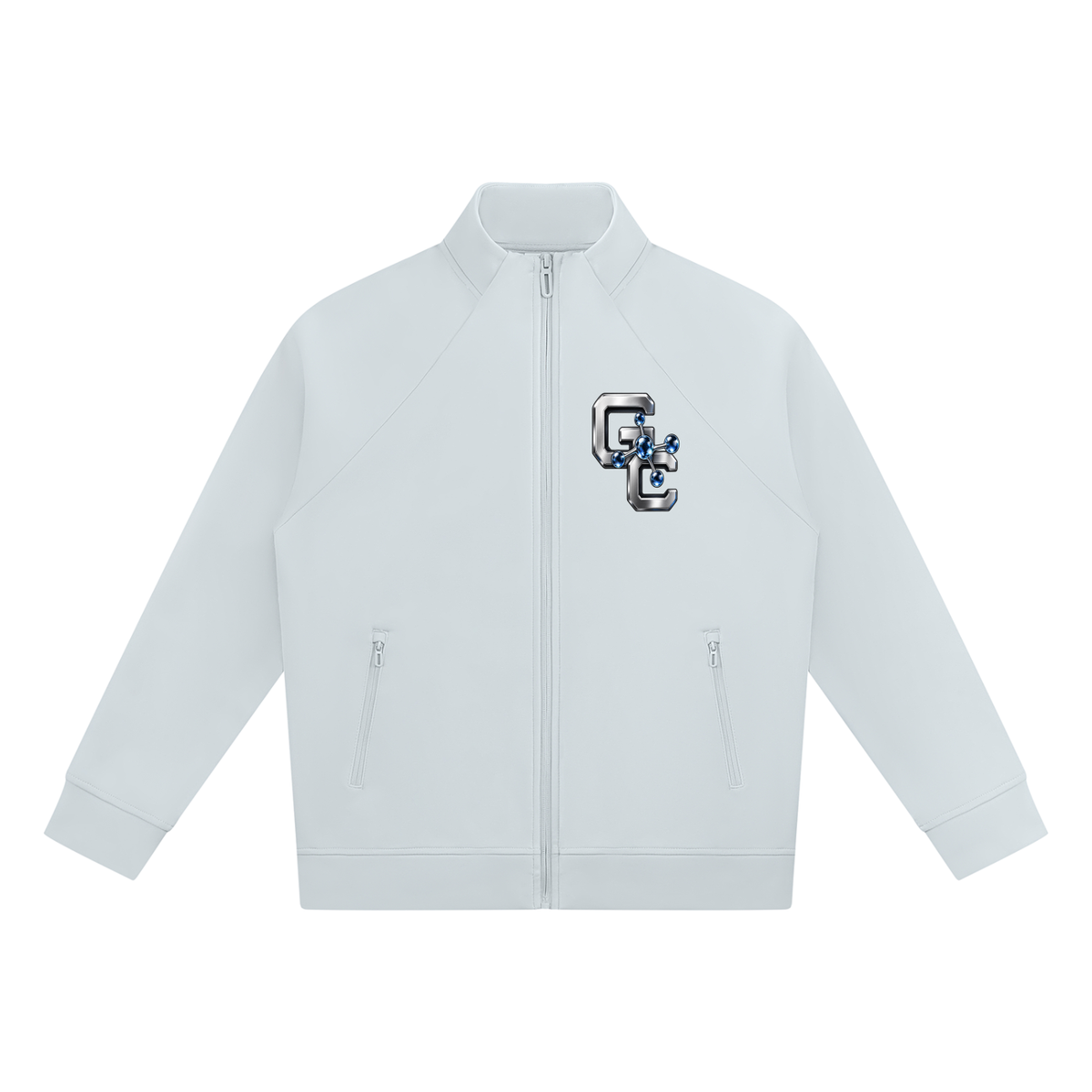 Gym Chemistry™ Stand-Collar Track Jacket — Light Blue | Gym Chemistry product photo