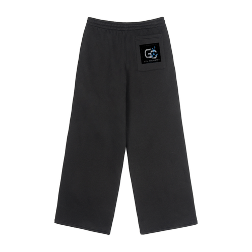 Fleece Drawstring Straight-Leg Sweatpants