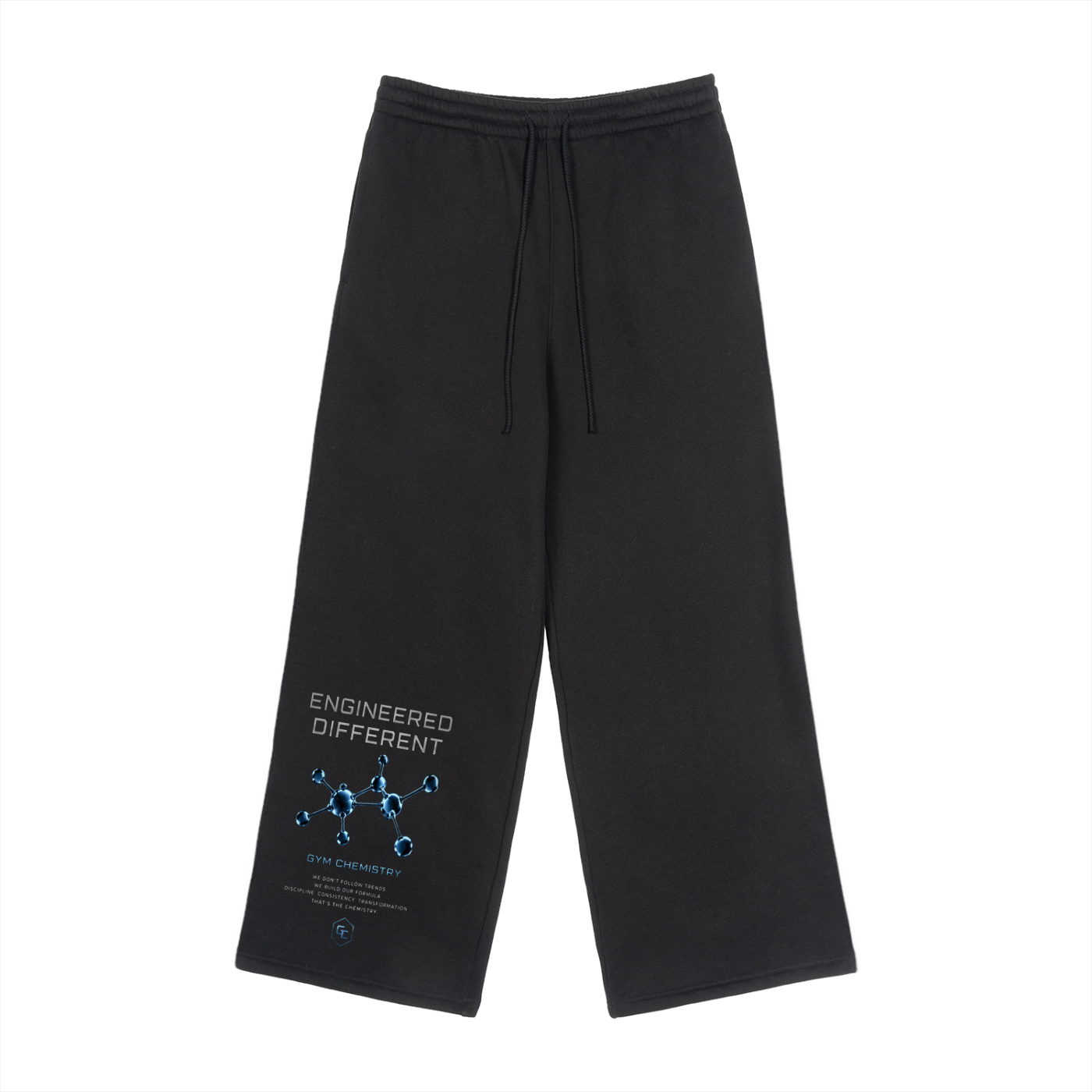 Fleece Drawstring Straight-Leg Sweatpants