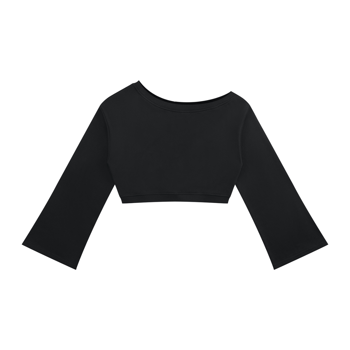 Women’s Off-Shoulder Sweatshirt , Black – Gym Chemistry apparel product photo