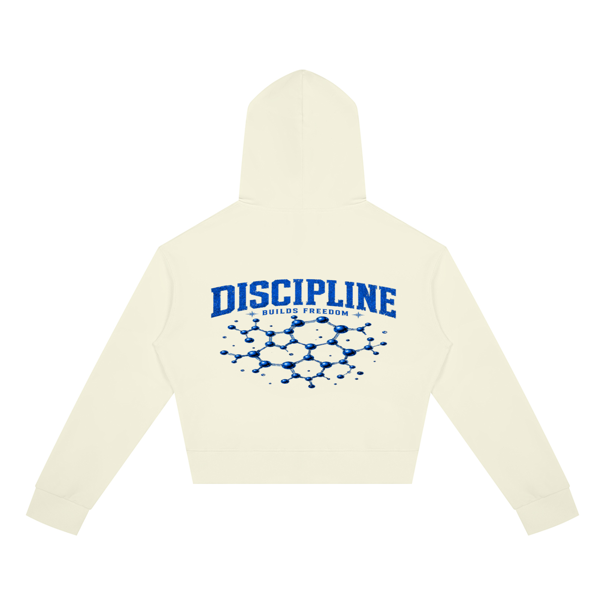 A Vibe™ Cropped Zip Hoodie — Light Green