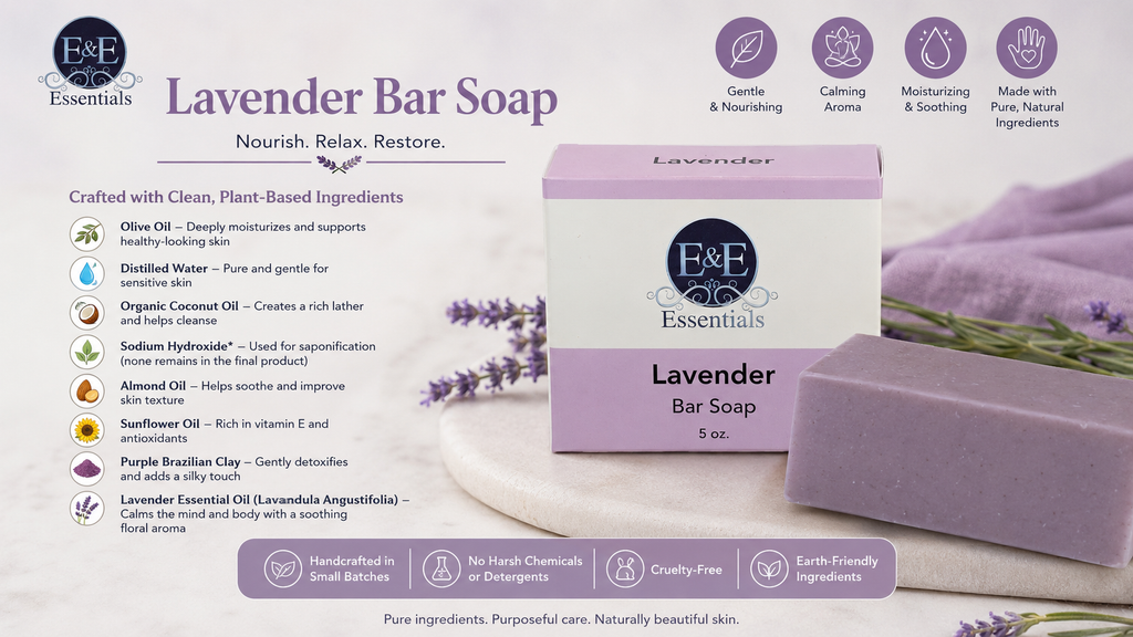 Lavender Natural Bar Soap
