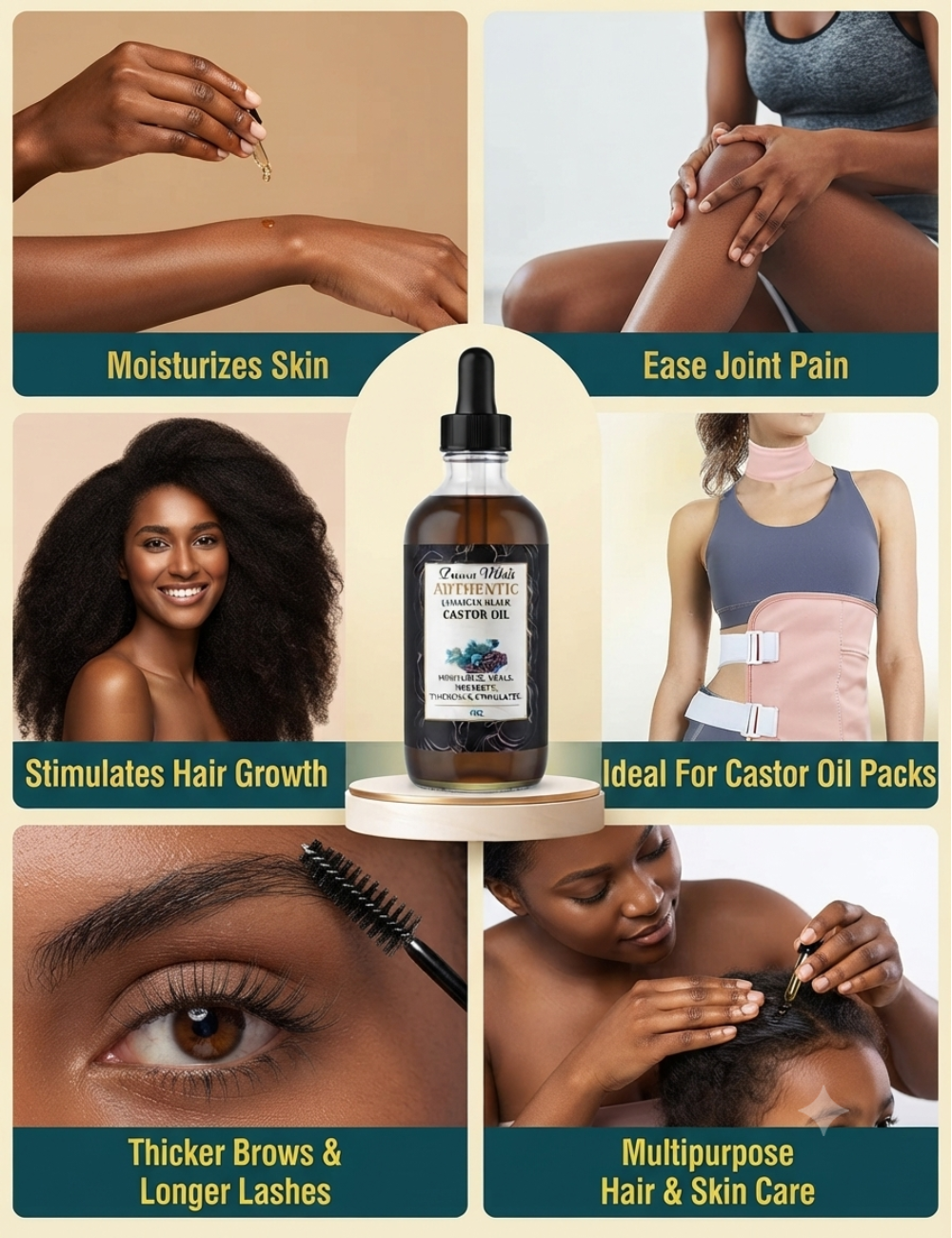 Unrefined Jamaican Black Castor Oil | GC Crown Ritual™