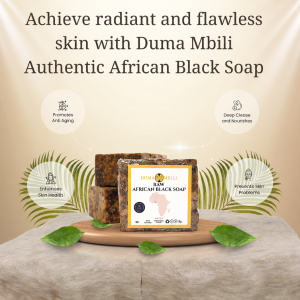 Traditional African Black Soap for Hair & Body | GC Retreat Edit™