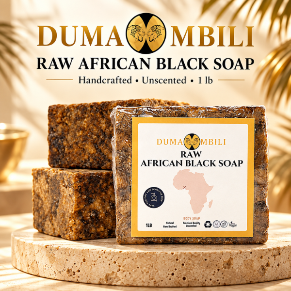 Traditional African Black Soap for Hair & Body | GC Retreat Edit™