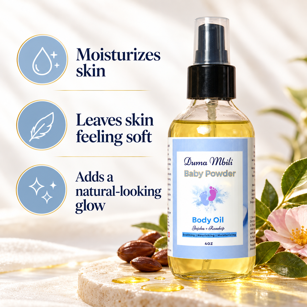 Baby Powder Body Oil | GC Retreat Edit™