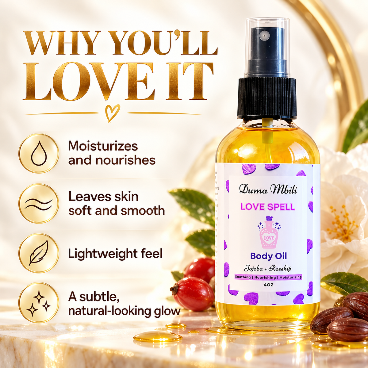 After Gym Retreat™ Love Spell Body Oil